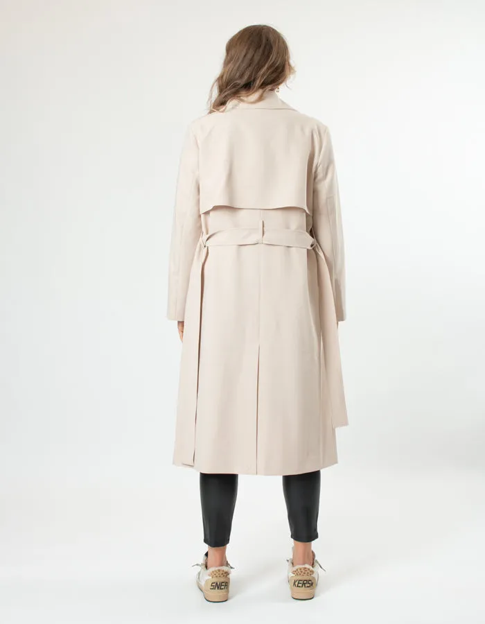 STELLA ESSENTIALS Boston Trench - Crème Brulee