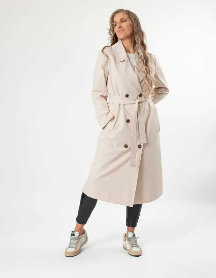STELLA ESSENTIALS Boston Trench - Crème Brulee