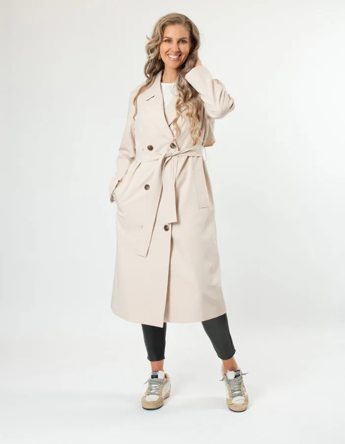 STELLA ESSENTIALS Boston Trench - Crème Brulee