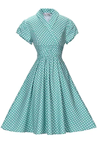 Vienna Summer Classy Vintage Style Women’s Dress POLKAMINTXS